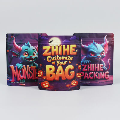 Zhihe Digital Printing Mylar Bag Food Packaging Stand Up Pouch 3.5g